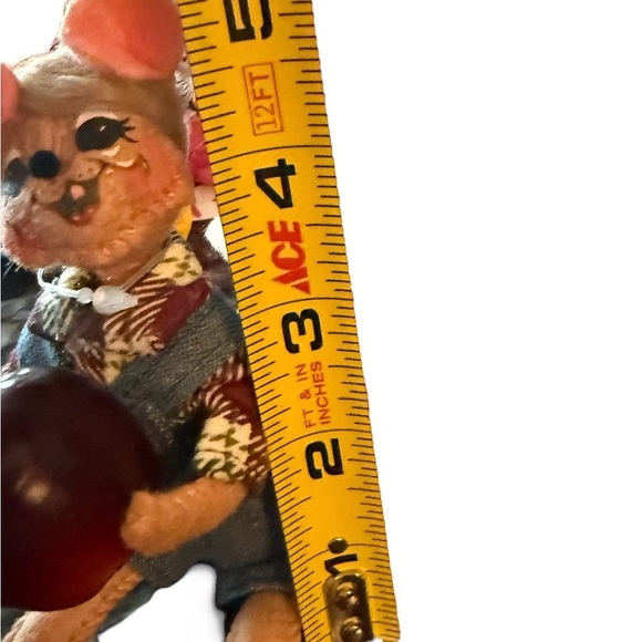 🐭 Annalee Fall Harvest Mouse with Apple – 5” - Picture 6 of 7
